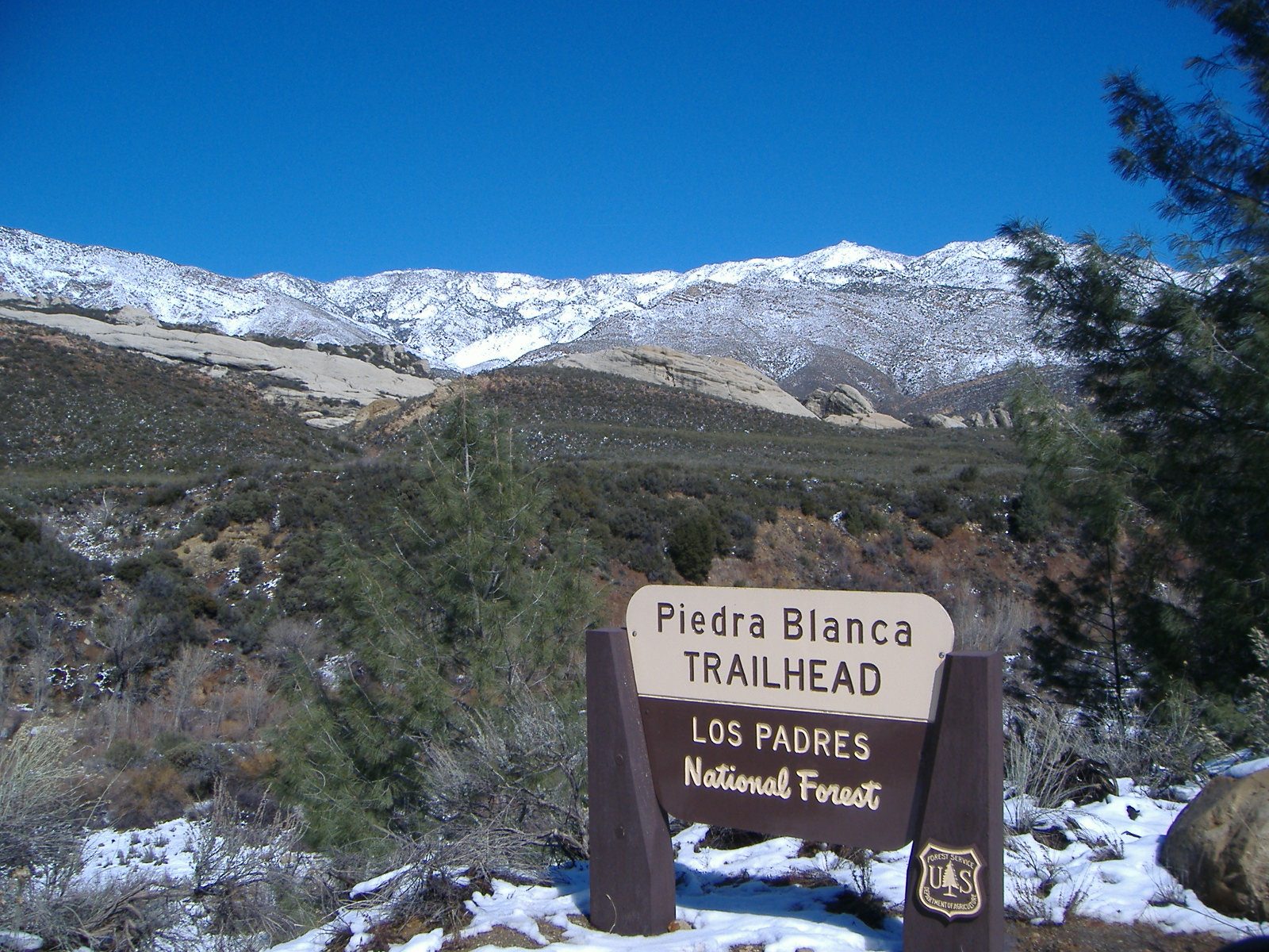 Piedra Blanca Trailhead